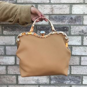 Tan Mini Handbag